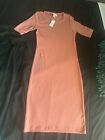 Large Peachy Pencil Summer Dress. Brand New With Tags.