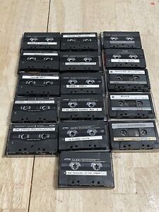 Lot of 16 TDK SA90 SA60 SA100 Cassette Tapes High Bias Type II Sold As Blank
