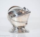 Rare Antique Victorian Silver Plate Spoon Warmer Elkington & Co Knight Helmet!