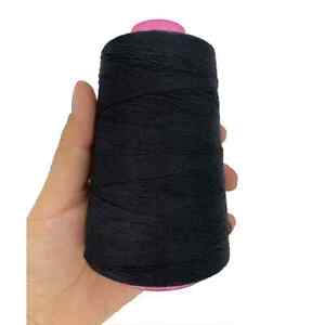 Thick Black Weaving Thread 100% Polyester for Making Wig Sewing Hair Weft Hair