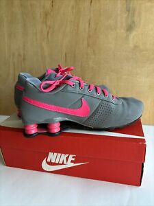 Nike Shox NZ Gray /Rave Pink Running Shoes Sneaker 616542-002 Womens Size 6Y