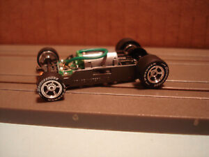 AFX RACING H.O. SCALE MEGA G+ 1.5 NARROW CHASSIS WITH CHROME 5 SPOKE RIMS LETTS