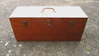 Antique Tool Box Carpenters Wood Dove Tail   291/2  x10 1/2 x 12 1/2