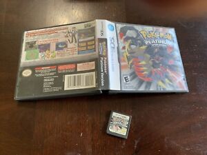 Pokémon Platinum Version Nintendo DS, 2009 Game & Case! Tested! Cosmetic Damage!