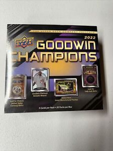 2022 Upper Deck Goodwin Champions Sealed Hobby Box *Best Price Guarantee*