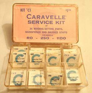 Caravelle Watch Parts Lot Vintage Bulova