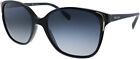 Prada Conceptual PR 01OS 1AB5W1 Black Plastic Square Sunglasses Grey Gradient...