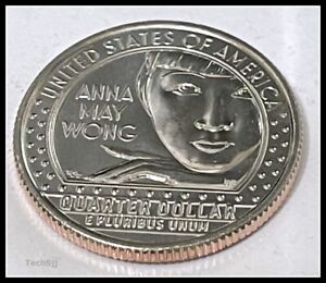 2022 P, D, & S Anna May Wong American Women Quarters 3 Coins-FAST SHIPPING!