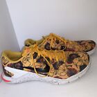 Nike Womens Sneakers Metcon 4  Sneakers XD PRM Yellow Gold Floral Cross Size 8
