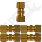 APDTY 911337 Brass Compression Union Fitting For 5/16