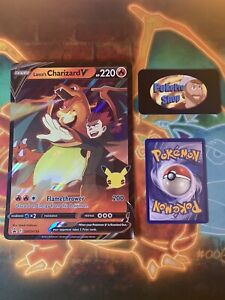 Lance’s Charizard V Jumbo Pokemon TCG SWSH133 25th Anniversary Oversized Card