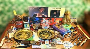 Vintage Junk Drawer Lot-*Old NEW ORLEANS USA Estate*COINS*JEWELRY*KNIVES*& More!