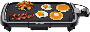 Electric Griddle with Removable Temperature Control, Immersible Flat Top Grill,