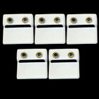 New Wholesale Lots 5Pcs 0.30 CT Black & White Diamond Round Stud Earrings