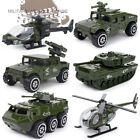 Set of Military Vehicle Army Armored Truck Toys Diecast Toy Cars Kids Boys Gift