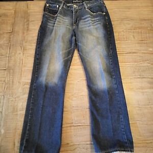 JNCO Jeans Mens 36x30 Sherman Wide Straight Leg Denim Jeans Distressed