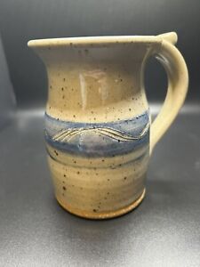 New ListingVTG Hand Thrown Glazed Studio Art Pottery Coffee Mug Thumb Rest