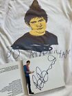 Beige & Small Tee Shirt & BO BURNHAM 2009 CD Autographed SIGNED Comedy Central