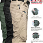 Mens Tactical Cargo Pants Work Pants Combat Outdoor Waterproof Hiking Trousers