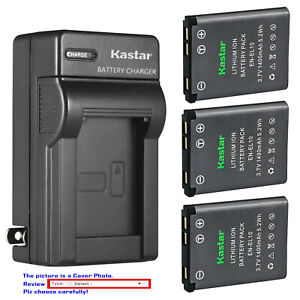 Kastar EN-EL10 Battery AC Wall Charger for Nikon Coolpix S700 S3000 S4000 S5100