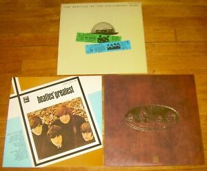 New ListingLot of 3 BEATLES Japanese vinyl LPs GREATEST Love Songs AT the HOLLYWOOD BOWL