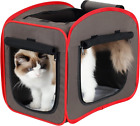 Portable Cat Carrier Collapsible Pet Cage Soft Pop-Up Cat Kennel