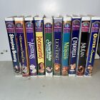 Vintage Disney Masterpiece Collection VHS Clamshell Lot of 10 Classic Movies