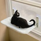 MEWOOFUN Cat Window Perch Hammock Seat Cat Bed Shelves Furniture for Cats White
