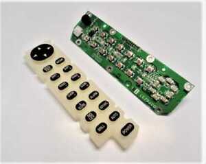 Furuno Panel (Keypad) PCB 02P6237 w/Membrane for FCV600L Sounder