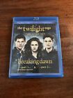 Twilight Saga Breaking Dawn 1 & 2  (Blu-ray, 2015, 2 Disc Set, Widescreen)