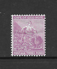 CAPE OF GOOD HOPE SCOTT 46 MNG FINE - 1898 3p RED VIOLET ISSUE