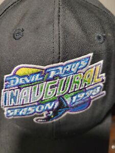 Vintage Tampa Bay Devil Rays 1998 Inaugural Season MLB Baseball Cap Hat Snapback