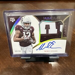 New Listing2015 Immaculate Collegiate Mike Evans auto/ game worn patch