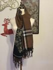 Burberry  Cashmere Wool Scarf for Women. Multicolored.