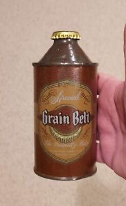 New Listing1940s IRTP 3.2% GRAIN BELT SPECIAL BEER cone top from MINNESOTA – USBC #167-17