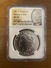 2021 D Morgan Silver Dollar - Privy NGC MS70 ~ FDOI First Day of Issue ~ Rare