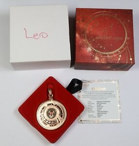 2021 CAMEROON | Silver 10g LEO Zodiac Sign Jewelry Pendant 500 Francs #41990C