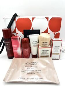 Shiseido Skincare Benefiance WRINKLE SMOOTHING 7Pc Travel Gift Set