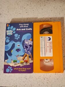 New ListingBlue’s Clues Arts And Crafts VHS Tape 1998 Nick Jr. Orange Tape