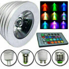 RGB GU10 3W 7 Color LED Changing Dimmable Light Bulbs Lamp+RC Remote