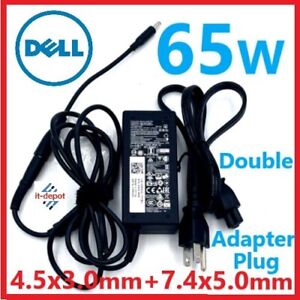 OEM Dell Inspiron 11 13 14 15 17 3000 5000 7000 AC Adapter Charger 65W 4.5mm Tip