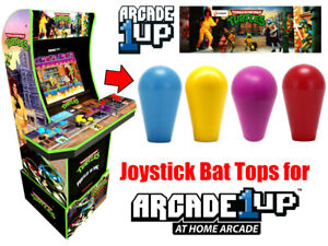 Arcade1up TMNT - Joystick Bat Tops UPGRADE! Solid (Blue/Yellow/Purple/Red)