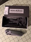 Benchmade Knife Redoubt 430BK Gray/Green Grivory CPM-D2 Steel Pocket Knives