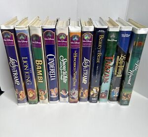 New ListingWalt Disney VHS Lot Of 11 Tapes