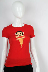 Paul Frank XXS $37 CAD Red Hot Julius Melty Face Ice Cream Cone T-Shirt Rare NWT