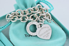 Return To Tiffany & Co. Silver Heart Toggle Charm 7.5
