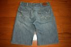 Levi's 579 - BAGGY Fit LONG Blue Jean Shorts - Men Size 40 -PERFECT - Inseam 15