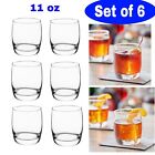 Set of 6 Rocks/Old Fashioned Glass Cocktail Tumbler Whiskey Cups 11 Oz