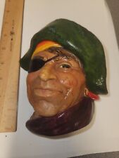 Vintage The Smuggler Pirate Bossons Head Made in England Chalkware  1973 Legend