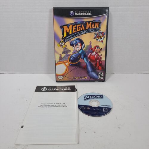 Mega Man Anniversary Collection (Nintendo GameCube, 2004) Complete CIB